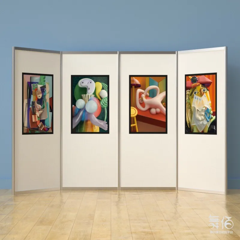 画展展架八棱柱双面书画展板 - 设备租赁详情