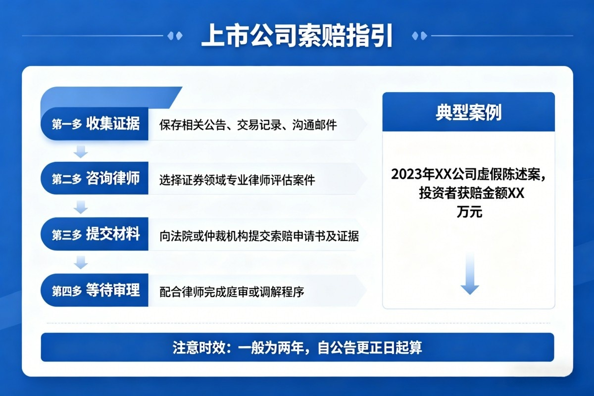 股票索赔指南：2026年这3类股票可申请索赔
